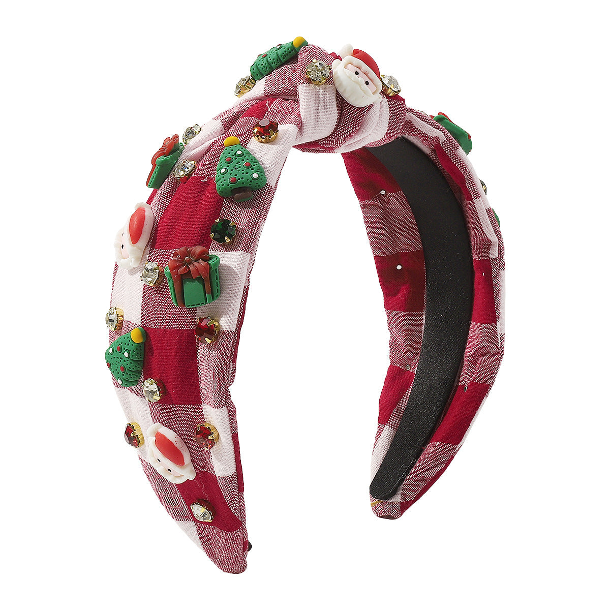 Wholesale Christmas Creative Diamond Santa Claus Headband